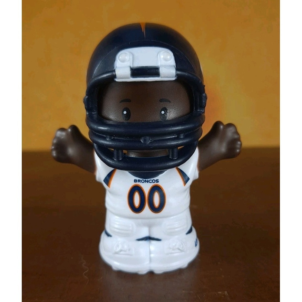 Fisher Price Little People NFL Denver Broncos‎ Player White Uniform 2023